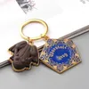 Whole 10 pcs lot Movie Potter Frogs Chocolate Keychain Platform Pendant Key Chains for Women Men Cosplay Jeweley Gift T200804218E