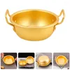 Skålar Instant Noodle Bowl Korean Ramen Pan Sallad Multifunktion Serving Aluminium Alloy