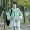 Erkek Ceketler Hong Kong Rüzgar Kapşonlu Tasarım Güneş Koruyucu Giyim Erkekler Yaz Ins Trend Omuz Boyut İnce Modaya Ücretli Çift Öğrenciler