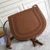 Original av hög kvalitet Marcie Woody Saddles Bag designer Bag Luxury Handbag Classic Flip Bags Women Tote Cowskin Leather Hobo Classic Messenger Shoulder Bags