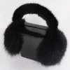 Ear Muffs 2023 Lady Natural Real Fur Earmuffs Winter Women Warm Plush Big Earmuff Russian Fluffy With Mink Earlap 231208