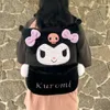 Cute Cartoon Plush Backpacks Kuromi Melody Backpack Large Capacity One Shoulder Bag Plush Doll Messenger Bags Clothing Accessories