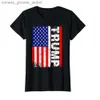 メンズTシャツドナルドトランプTシャツ2024コットンGショットUSAMEN FOR MEN FORMEN GSHOT Y2KグラフィックマガストリートウェアTシャツL231208