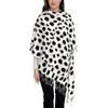 Foulards Dalmatien Spots Châles Wraps Pour Femmes Hiver Chaud Grande Longue Écharpe Chien Animal Amant Foulard Châle