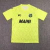 23 24 US Sassuolo Calcio Heren T-shirts Zomer vrije tijd sport ademende stof Badge borduurwerk outdoor casual sport Professioneel shirt