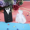 Outros suprimentos de festa de evento 100 pcs elegante romântico cartão saco de doces ano dos namorados caixa de presente favores de casamento para namorada namorada namorado 231207