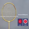 Borsa per racchette da badminton professionale in carbonio 5U con racchette di tipo offensivo Raquette Ultralight Grip Padel Raqueta Strung 231208