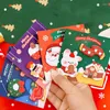 Piece Lytwtw's Christmas Sticker Sticky Notes Cute Kawaii Cartoon Adhesive Notepad Memo Pad Office Supply School Stationery