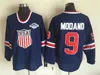 Maglia versione vintage squadre USA KANE 81 KESSEL 9 PARISE 16 HULL 9 MODANO 30 THOMAS MILLER Maglie da hockey retrò di ritorno al passato