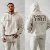 Mens Hoodies Sweatshirts Fall Winter Sporty Cotton Mens Hoodie Fashion Letter Print Clothing Hooded Sweatshirt Women Casual Oversized Pullover Hoodies 231208