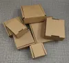 Подарочная упаковка, 100 шт., 10 размеров, крафт-бумага, гофрированная коробка для упаковки мелких предметов, утолщенная почтовая упаковка «сделай сам», 4171587