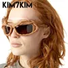 Zonnebril Steampunk Y2k Twisted Mannen Vrouwen 2023 Luxe Merk Trendy Hip Hop Punk Zonnebril Mannelijke Streetwear Shades Gafas De Sol 231208