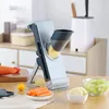 Ferramentas de vegetais de frutas Cozinha Batata Vegetal Cortador Comida Rabanete Chopper Batatas Fritas Slicer Cenoura Ralador Shredders Maker Peelers Meat Slicers Tool 231207