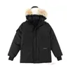 Canda Goose's Men's Down Puffer Jacket Designer Odzież Najwyższa jakość Kanada G08 Ekspedycja Parka męska powłok wilk prawdziwy fur