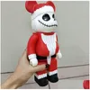 Filmspellen 400% 28 cm De Bearbrick Kerstman en Pompoen Prins Jack Beerfiguren Speelgoed voor verzamelaars Kunstwerk Model Dec251A Goede Dr Dhydy