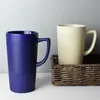 600 ml keramiska koppar matt kaffemugg stor kapacitet kreativ dricker kaffekopa te cup nyhet presentanpassad logotyp ccj2077