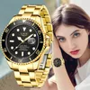 الساعات الأخرى Lige Fashion Diver Watch Women Top Brand Luxury Creative Steel Women Bracelet Female Montre Femme 231207