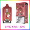 BANG KING 15000 Mesh coil E-liquide 25 ml Indicateur d'alimentation rechargeable de type C Indicateur d'huile crazvapes Bang digital bang 15000 bang box