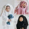 Rompertjes geboren Baby Jongen Meisje Kids Konijn Capuchon Romper Jumpsuit Romper Kleding Outfits Lange Mouw Speelpakje Peuter 231207