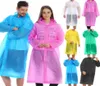 Unisex Mode EVA Frauen Regenmantel Verdickte Wasserdichte Regen Mantel Frauen Klar Transparent Camping Wasserdichte Regenbekleidung Anzug New29804838617