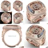 Band Rings Megin D Rose Gold Bitcoin Symbol Millionaire Commemorative Coin Vintage For Men Women Couple Friends Gift Jewelry Anillos Dhvos