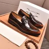 5Model 2024 Classic Business Men's Designer Dress Shoes Fashion Elegant Formal Wedding Shoes Men Slip On Offford Shoes For Men Black Brown