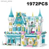 Blocs 1972 pièces série fille créative glace et neige film château paysage Architectural blocs de construction briques modèle assemblage jouets enfant cadeau R231208