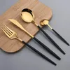 Flatware Sets Zoseil-Juego Cubiertos Acero Inoxidable Occintal Cuchillos Tenedor Cucharas Vajilla Cocina Cena Jueg