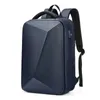 Plecak rozszerzony design męski Waterproof Waterproof Hard Hard Shell Multi-Wayer Laptop Bag antykradzieżowy z interfejsem USB