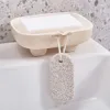 Duża pojemność mydła Uchwyt domowy blat SOAP RACK GĘŻKA GĘŻKA STAM STAPOWANIE PLAID PLASTICZNEGO WYSPNIERNIKA DLABO