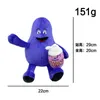 Plush Dolls 1-2pcs Grimace Birthday Grimace Plush Toy Grimace Shake Plush Color Doll Game Stuffed Animal Soft Toy Mascot Bottle Gift Boy Kid 231207