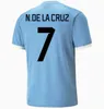 2023 Uruguay Soccer Jersey L.Suarez E.Cavani N.de La Cruz National Team Shirt G.de Arrascaeta F. Valverde R.Araujo R.Bentancur Fußballuniform