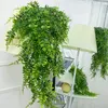 Decorative Flowers 84cm Artificial Hanging Plants Green Rattan Fern Persian Grass Plant Vine Wedding Garden Balcony Garland Decoration Fake