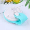 Wall Clocks Waterproof Clock Bathroom Mute Suction Cups Hanging (Sky-blue Without Battery)