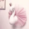 Poupées en peluche tête éléphant licorne cerf pépinière chambre d'enfance décor tentures murales pour bébé chambre montage enfants jouets en peluche 231207