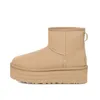 Ugg Ugglis Slippers Uggsboot Ug Ugh Uggz Tasman Slippers Diseñadora botas Tazz Designer Slides Women Platform Fluffy【code ：L】Ultra Mini Sneaker Woman Bottega Snow Winter Booties