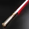 Led Rave Toy TXQSABER Sabre laser à poignée en métal 10 jeux de polices sonores Cosplay Sabre de duel lourd Réglage du volume 12W LED avec épée laser FOC 231207