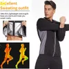 Veste de Sauna pour hommes, haut de sudation, chemise amincissante, combinaison de perte de poids, modelant le corps, exercice de gymnastique, Sport, brûleur de graisse