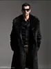 Erkek Ceketler 2023 İmitasyon Mink Fur Entegre Uzun Kış Giyim Giyim Ceketleri Trench Ceket Erkekler Kore Moda Rüzgarları 231207
