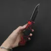 6-Style Mini Portable Double Action Hunting Knife 440 Blade Withered Tree Branch Pattern Outdoor Camping Hunting Multi-tool Kitchen supplies