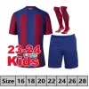 23 24 PEDRI LEWANDOWSKI Voetbalshirt GAVI Camiseta De Futbol FERRAN 2023 2024 ANSU FATI RAPHINHA BARCELONA DEST Voetbalshirt Heren Barca Kit Kinderuitrusting