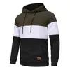 Herren Hoodies Sweatshirts Männer Herbst Hoodies Langarm Plaid Jacquard Pullover Kordelzug Kanga Taschen Casual Kapuzen Sweatshirts Streetwear Kleidung 231208