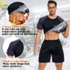 Saunat chemise pour hommes Sweat haut perte de poids costume minceur veste corps Shaper gros brûleur Sport entraînement Fiess gymnastique exercice