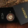 Montres de poche Unique bois Circel engrenage cadran Bronze Antique mécanique montre de poche hommes Vintage gravé Fob main vent Steampunk montre femmes 231208