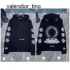 Ny 24SS Designer Mens Hoodies Designer Chrome Winter Sweatshirts Lång ärmjacka Löst kappa män Kvinna Chromees hoodie