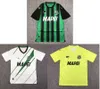 23 24 US Sassuolo Calcio Heren T-shirts Zomer vrije tijd sport ademende stof Badge borduurwerk outdoor casual sport Professioneel shirt