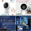 Smart Home Beveiligingssysteem 1080P Hd Ip-camera Tuya Draadloos Wifi Indoor Surveillance Cctv Ptz-ondersteuning Alexa Monitoring Drop Delivery Dhpch