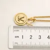 T GG 18K vergulde hanger ketting ontwerp voor vrouwen liefde sieraden roestvrij stalen ketting hanger ketting ontwerper bruiloft feest reizen zwemmen niet vervagen sieraden