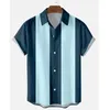 Men's Casual Shirts Hort Sleeve Blouse Plus Size S-6XL Mens Bowling Dress