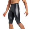 Men S Thin Leather Body Shaping Trained High Waist Control Pants Underwear Pressure Fiess Problem